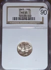 1943 Mercury Dime MS65 -- Philly Mint --