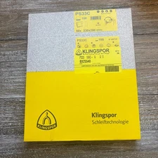 Klingspor 100 Grit Abrasive Sanding Sheets BX25540 PS33 9"x11" Sandpaper 50 Pack