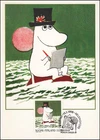 Moomin Characters Moomin Troll Write Tove Jansson Finland FDC Maxi Card 1998