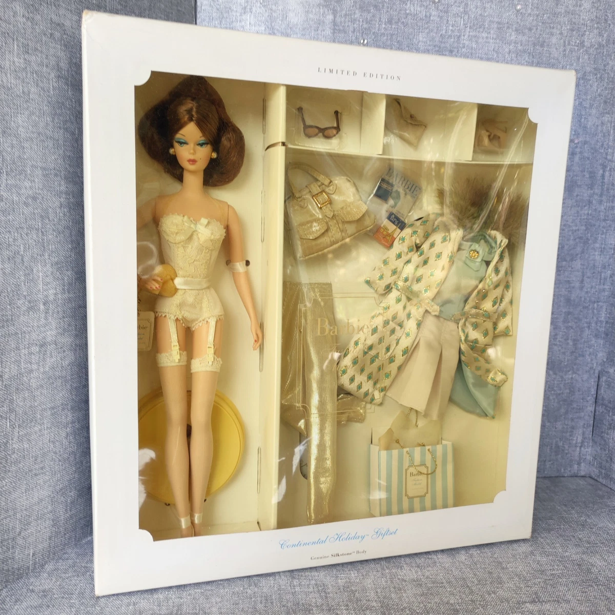 BARBIE Silkstone LAVENDER et 4 tenues OOAK Création Couture ou NUE