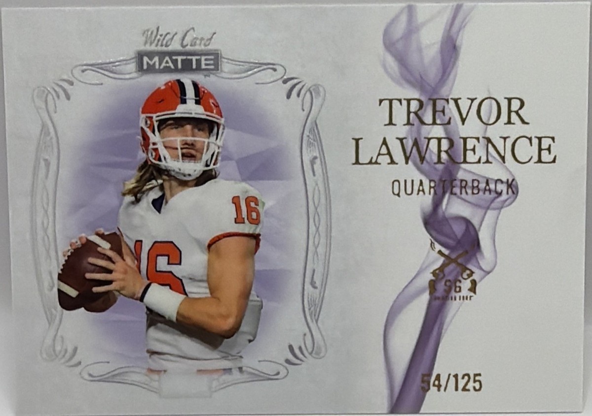 2021 Wild Card MATTE Trevor Lawrence #MSG-1 for sale | eBay