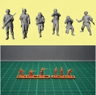 1/144 WWII German Soldiers in action Resin kit (#GER360A)