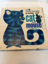 Vintage Game of Cat and Mouse Board Game 1964 Parker