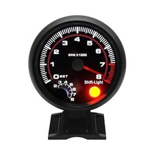 3.75" 12V Digital Tachometer Gauge, 0-8000 RPM, for 4/6/8 Cylinder Gasoline