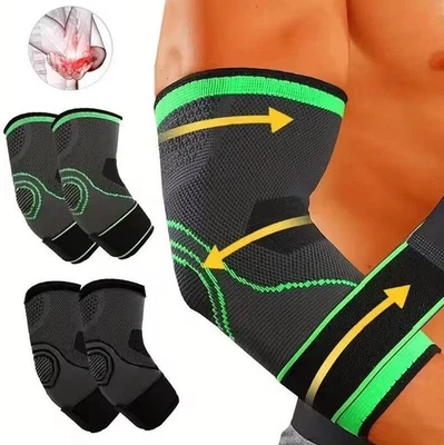 Ellenbogenbandage Verstellbare Stützärmel Tennisarm Golferarm Stütze Bandage 1x - Bild 1 von 4