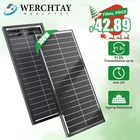 100 Watt Solar Panel Bifacial N-Type 12V Home PV Power Off-Grid RV Camper System