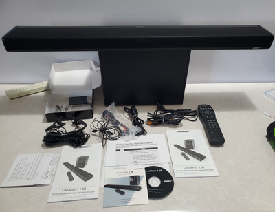 Bose CineMate 1 SR Speaker Array System AdaptiQ Soundbar System