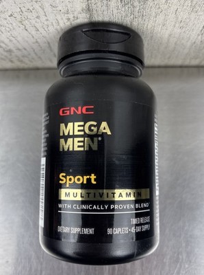GNC Mega Men Sport 90 Caplets Multivitamin for Men