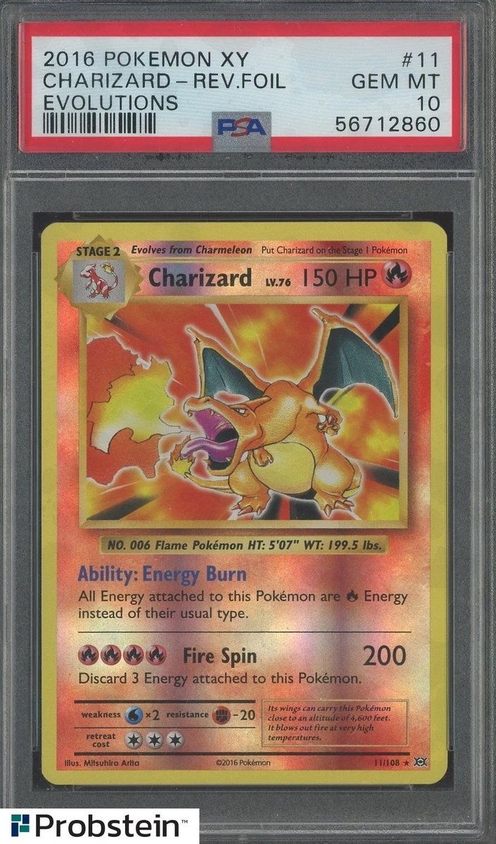Charizard Pokémon TCG Professional Sports Authenticator (PSA