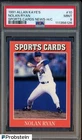 1991 Allan Kaye's Sports Cards News #10 Nolan Ryan Rangers HOF PSA 9 MINT