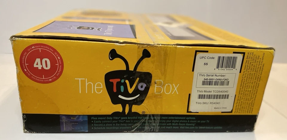 NEW TiVo Box Model TCD540040 - Image 2 of 4