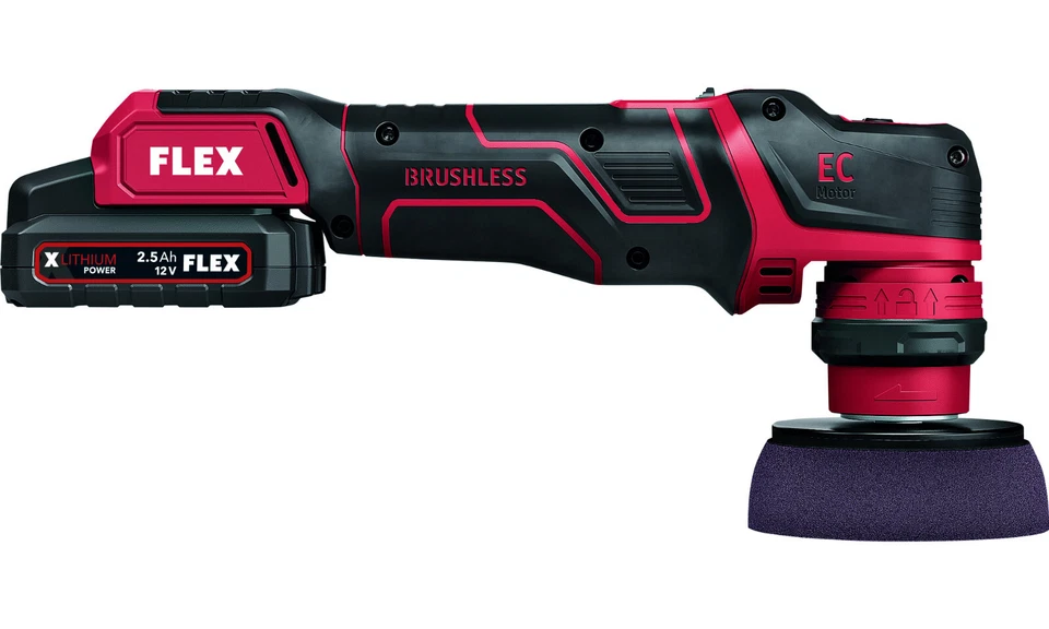 Flex Akku-Polierer 12 V PXE 80 12-EC/2.5 Set rotativ und exzentrisch /Nachfolger - Bild 2 von 4