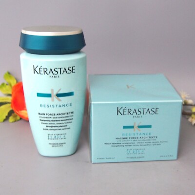 Kerastase resistance Bain and Mask Force Architecte Masque 8.5oz / 6.8ml