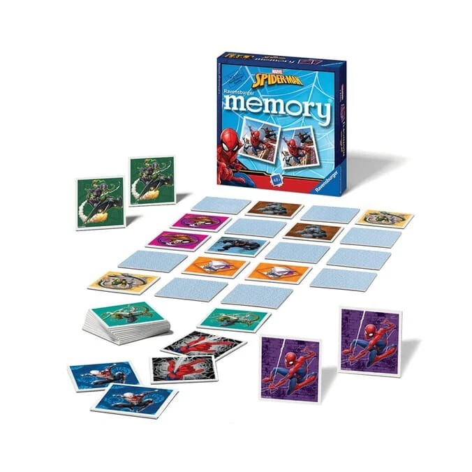 Marvel Spiderman Mini Memory Game - Matching Picture Snap Pairs Game For Kids Ag - Image 2 of 2