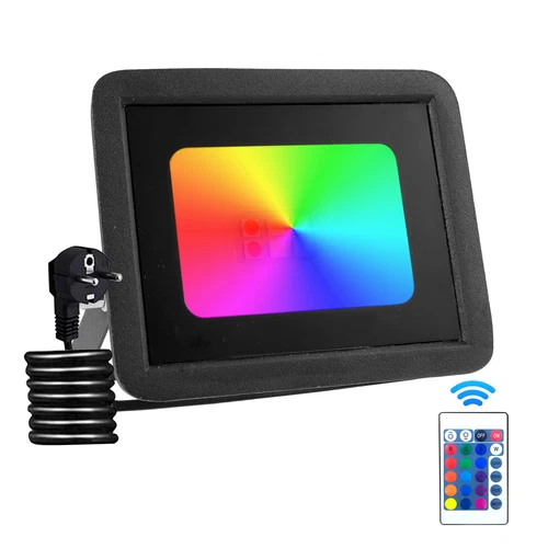 LED Fluter Stecker Außen Strahler Arbeitsleuchte Baustrahler Scheinwerfer Garten - Bild 226 von 251