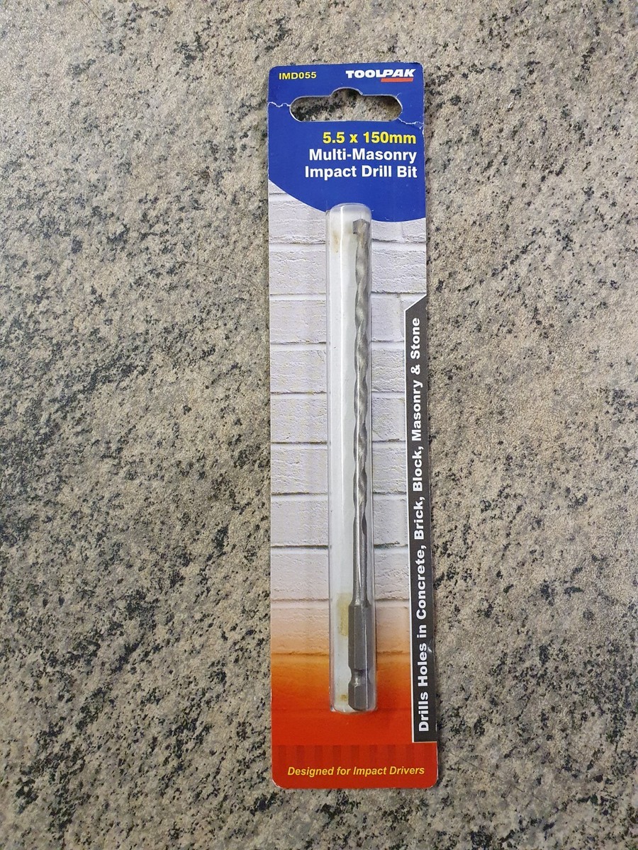 IMPACT MULTI-MASONARY DRILL BIT × 150MM 1/4