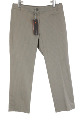 COP COPINE Deneb Hose Damen (EU) 42 Nadelstreifen Regular Reißverschluss Plissee