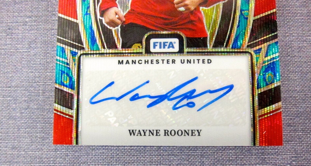 世界50枚限定！Topps WAYNE ROONEY 直筆サイン PSA7 Wayne Rooney 2022 Topps Chrome UEFA Club Competitions #CA-WR