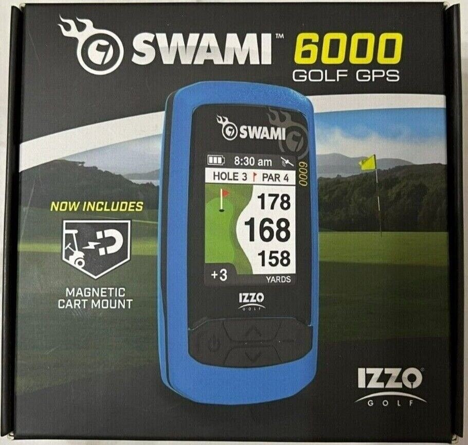 New Izzo Golf Swami 6000 Golf GPS Blue 689769440847 eBay