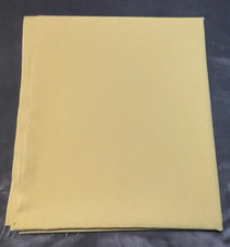 Fabric Polyester Yellow Solid Light Weight 2 Yards 58 Inches Wide