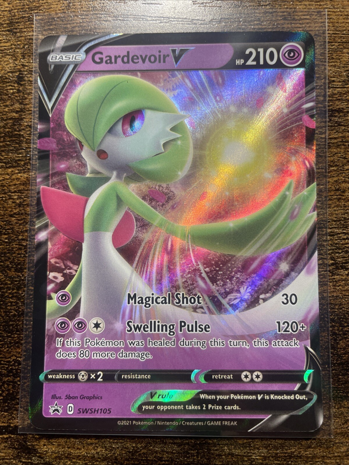 Gardevoir V SWSH105 - SWSH: Black Star Promo - Pokémon TCG (NM)