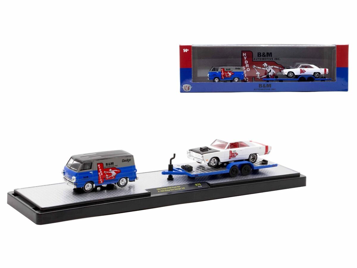 AUTO HAULERS RELEASE 79, 3 TRUCKS SET 1/64 DIECAST MODELS M2 AUTO HAULERS RELEASE 79, 3 TRUCKS SET 1/64 DIECAST MODELS M2