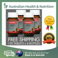 4 x FUSION HEALTH ASTRA 8 IMMUNE TONIC 120T + FREE SAME DAY SHIPPING & SAMPLE