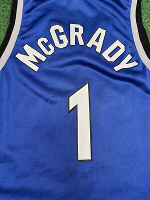Vintage Champion Orlando Magic Tracy McGrady NBA Basketball Jersey