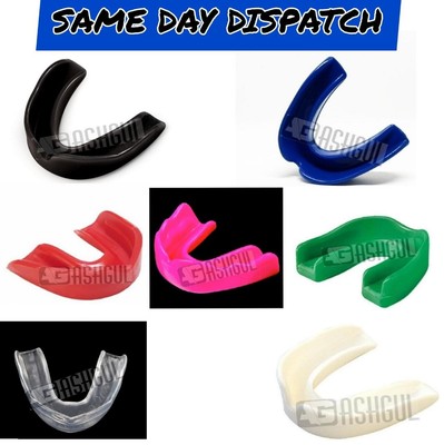 Silicone Mouth Guard Night Teeth Grinding Clenching Night Sleep Dental Bite