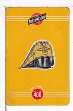 Single Railroad Playing Card "Chicago, Northwestern, CNW-5b" Bollhagen Book