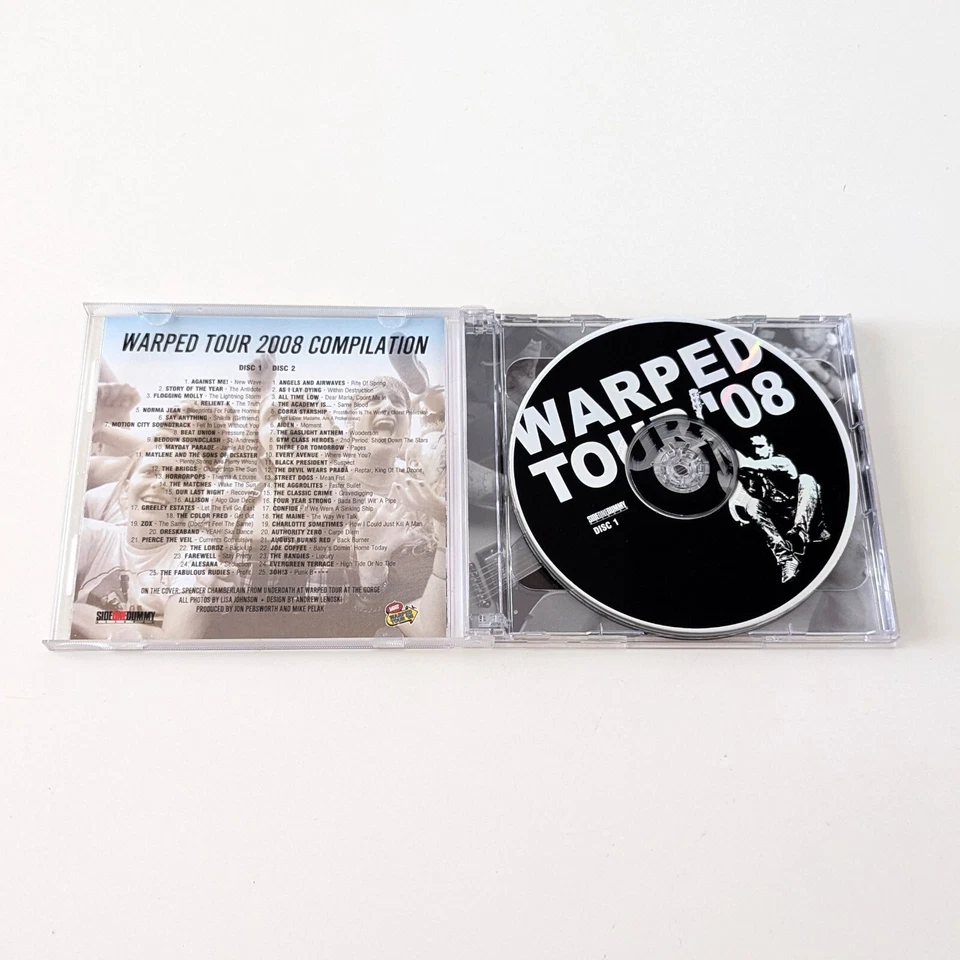 Vans Warped Tour 2008 Compilation CD Aus + FREE POST - image 2 of 4