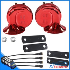 Universal Electric Car Horn Auto Horn 12V Horn Waterproof High Low Tone 120DB