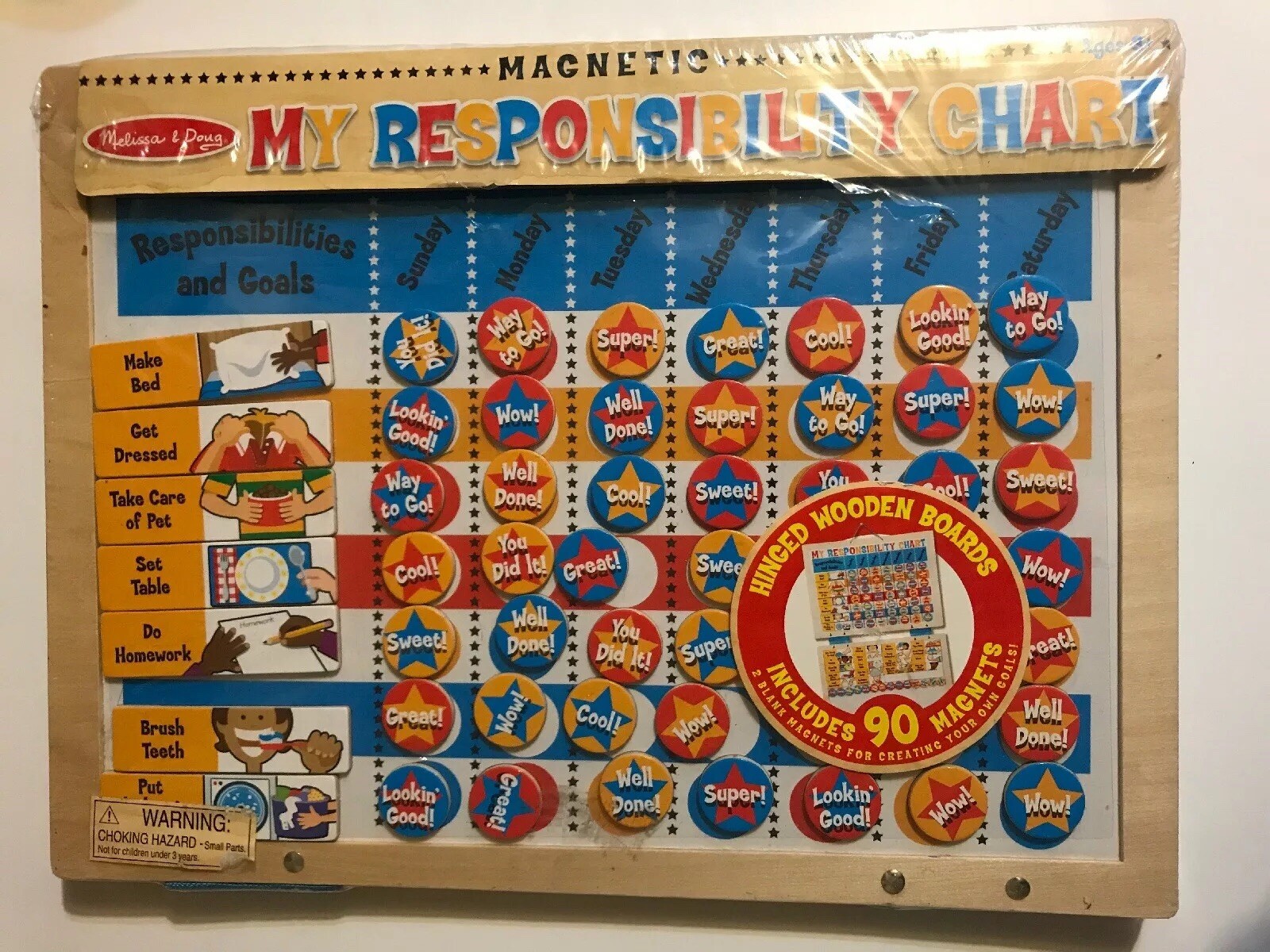 melissa and doug magnetic chore chart