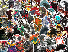 25/50 Monsterverse Sticker Pack - Matte Vinyl - Godzilla King Kong Ghidorah