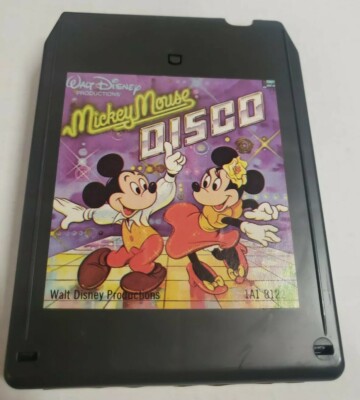 Mickey Mouse Disco 8 Track Walt Disney 1979 Watch Goofy Mousetrap Its Small Worl
