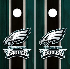 Philadelphia Eagles Cornhole Board Vinyl Sticker - Decal Wrap VZ680