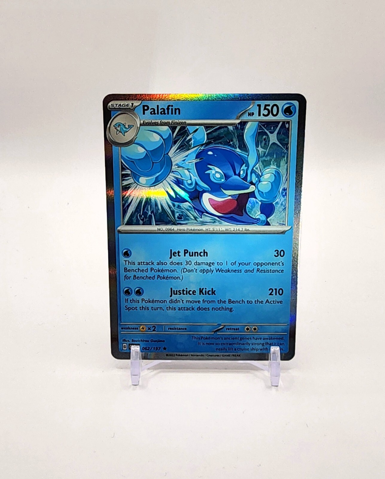 Pokémon TCG Obsidian Flames Palafin Rare Holo 62/142