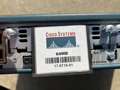 CISCO Systems 2801 Router CISCO2801 with 2 T1 DSU/CSU WIC cards