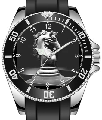 Chess Knight Horse sportlich einzigartige stilvolle Armbanduhr