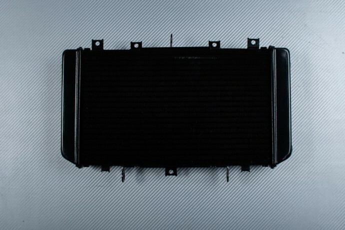 Radiateur eau type origine pour Kawasaki Z750S et ZR750J de 2005 à 2008 en aluminium noir