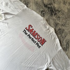 Vintage Vaux Brewery Samson Perfect Body Perfect Pint Double Sided Tshirt XL