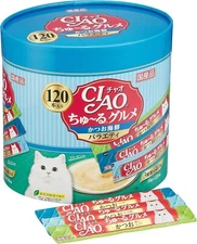 Inaba Ciao Churu - 3 different flavours, 40 pieces each - Bonito Seafood Variety