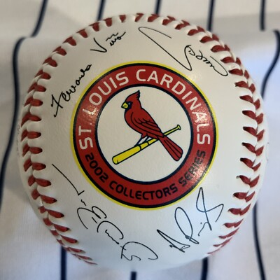 #ad St. Louis Cardinals 2002 Team Facsimile Signatures Souvenir Baseball Ball $14.99