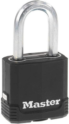 Master Lock Magnum Heavy Duty Outdoor Padlock with Key, Weather Resistant Body a