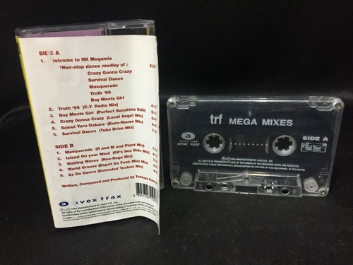 TRF Mega Mixes Cassette Tape (Avex Trax 1996) J-Pop カセット - Picture 2 of 3