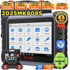 2025 Autel MaxiCOM MK808S Bi-directional Car Diagnostic Scanner Tool Key Coding