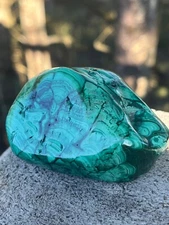 Malachite Free Form !! 235 grams Polished Natural Congo