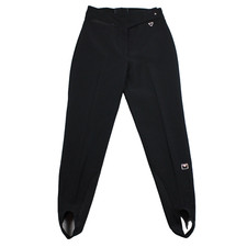 Vintage Obermeyer Ski Pants Women's Size 12 Solid Black