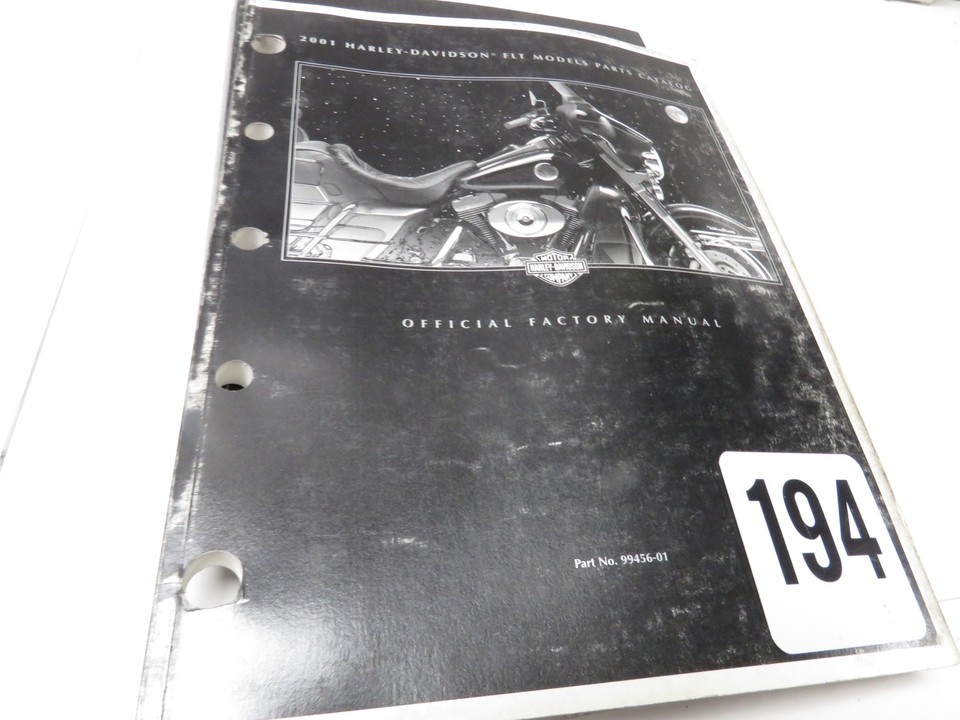 Harley Davidson 2001 FLT Touring Motorcycle Parts Catalog 9945601 eBay