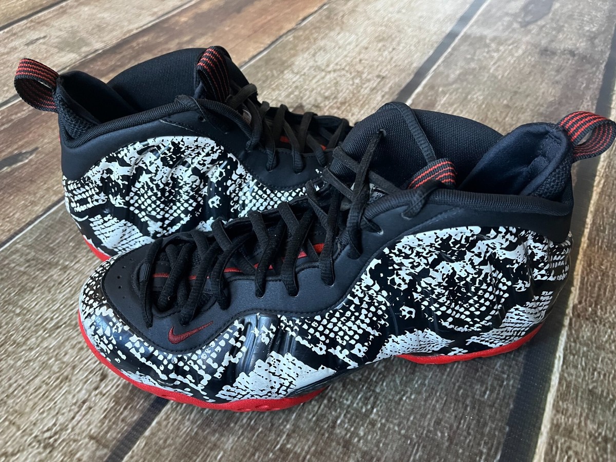 NIKE PENNY ALBINO SNAKESKIN FOAMPOSITE BASKETBALL SHOES MULTI MENS GREAT